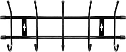 Вешалка настенная ВН5 5 крючков (черная)