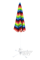 Зонт  2,4м разноцветный (12шт в уп.) 2 части