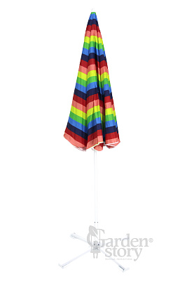 Зонт  2,4м разноцветный (12шт в уп.) 2 части