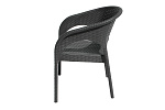 Набор мебели Ola Dom  (2стула+стол 76x76см) (антрацит) 
