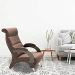 Кресло  Деметрио 9Д 2уп (каркас венге, м/э коричневый Ultra Chokolate) 