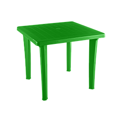 Стол пластиковый  квадратный (зеленый)