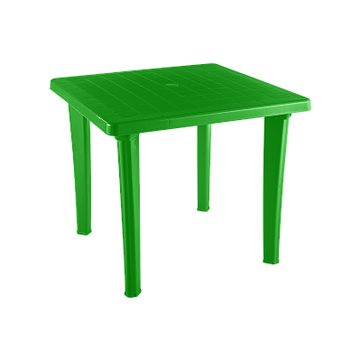 Стол пластиковый  квадратный (зеленый)