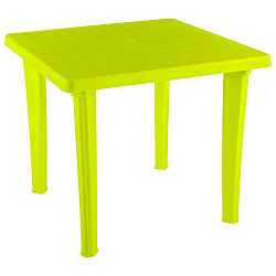 Стол пластиковый  квадратный (салатовый)