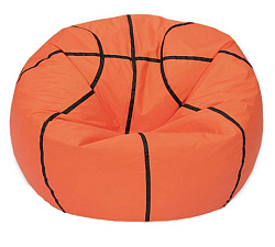 Кресло -мешок Мяч баскетбольный, оранжевый, черный 