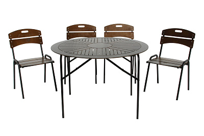 Набор мебели Бистро  кругл.стол  (4 кресла) 